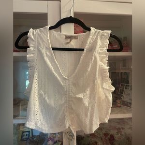 BCBGeneration white lace top size medium